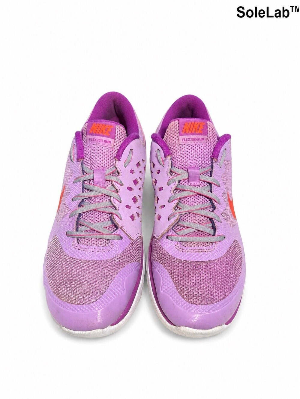 Nike Flex 2015 RN GS Fuchsia Glow Bright Crimson 7Y Women’s 8.5 724992-500 - Picture 2 of 7